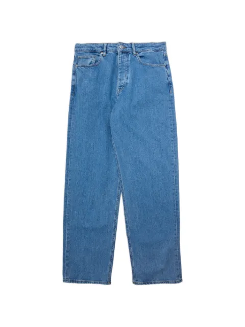 SELECTED cotton loose trousers Blue 16098203LIGHTBLUEDENIM