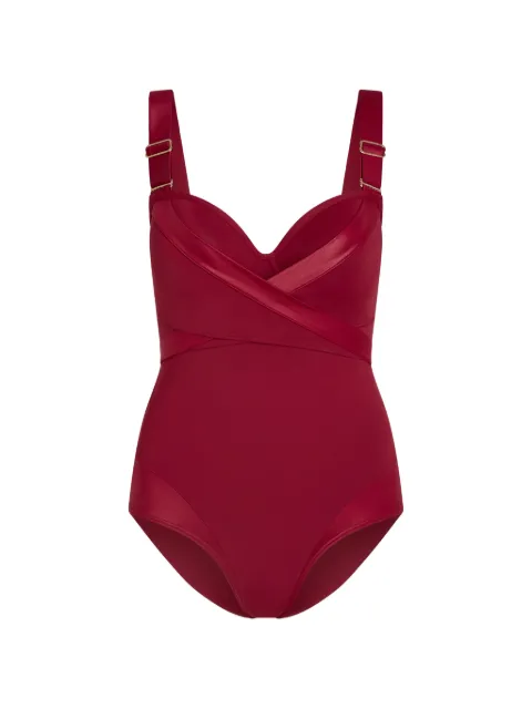 Marlies Dekkers padded plunge balcony bathing suit Red 37736