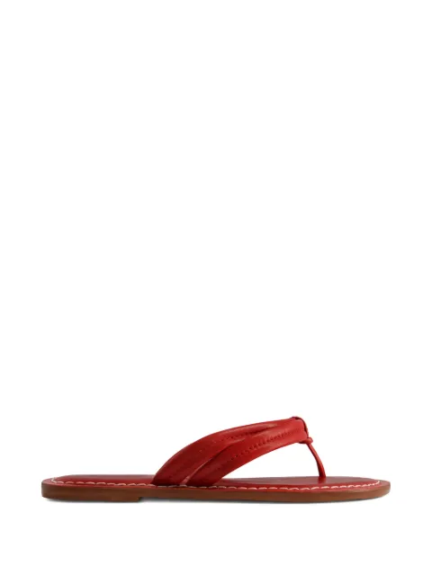 Bernardo Miami leather sandals Red MIAMI