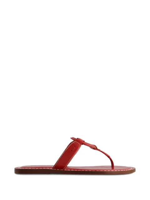 Bernardo Matrix ring-detail sandals Red MATRIX2