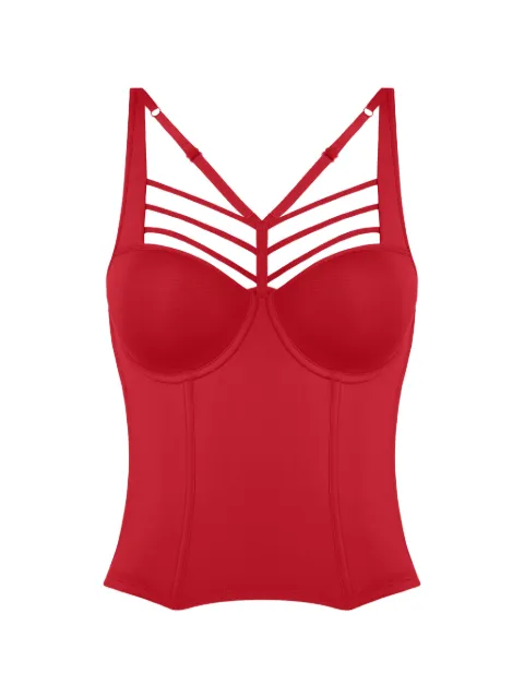 Marlies Dekkers straps-detail corset Red 37704