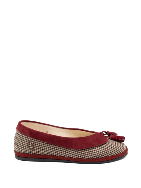 Gondolina Dogaressa tassel ballet flats Red GPL12