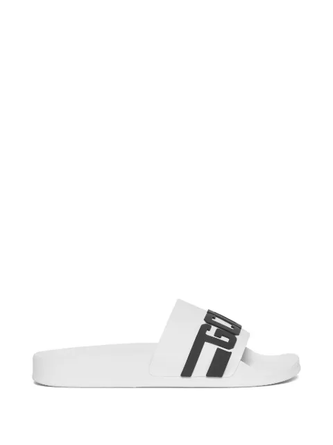 GCDS logo chain pool slides White C1UEQY269M269