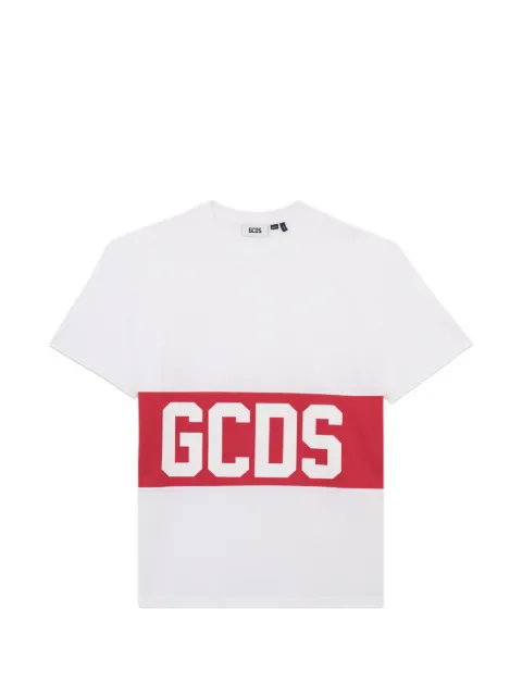GCDS logo-band T-shirt White Z0MLQC140J101