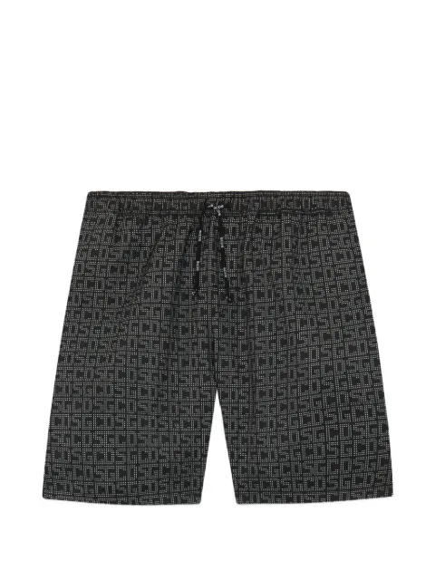 GCDS monogram swim shorts Black C1MEQS251T043