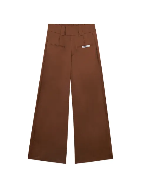 GCDS wide-leg trousers Brown C1MBQI198T072