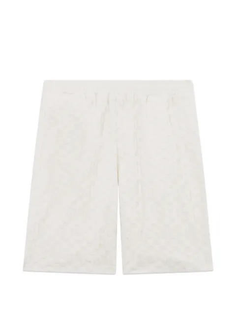 GCDS monogram-patterned shorts White C1MBQL225T078