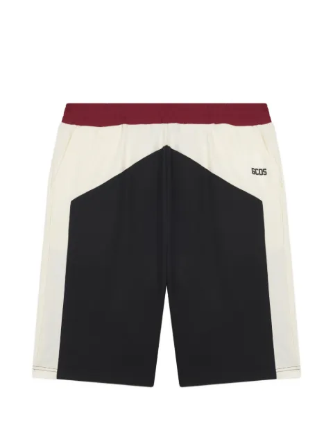 GCDS color-block track shorts Black C1MEQL215C008