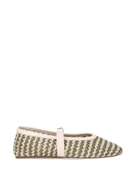GCDS woven ballet flats Neutrals C1WBQY267M267