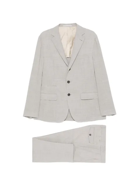 Eleventy button suit Grey M75ABUL02TES0A053