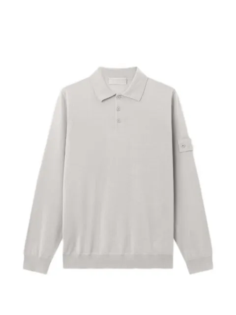 Stone Island light pure RWS wool S.I. Ghost polo shirt Grey L1S155100076S00FC