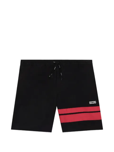 GCDS striped swim shorts Black Z0MLQS253T074