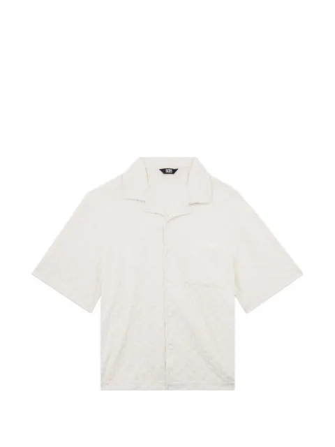 GCDS monogram-patterned shirt Neutrals C1MBQH172T078
