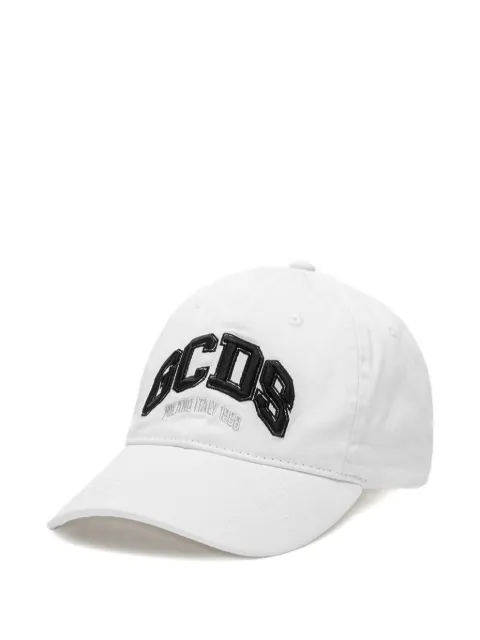 GCDS logo-detail baseball cap White Z0UEQN318T124