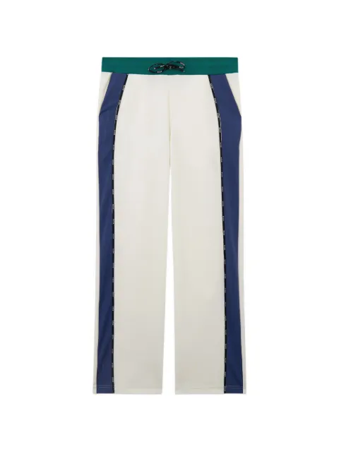 GCDS colour-block-design track pants White C1WEQI185C008