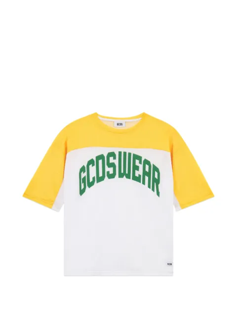 GCDS graphic-lettering T-shirt White C1MWQC073J003