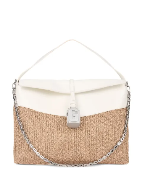 GCDS Mega Comma shoulder bag White C1WBQR261M261