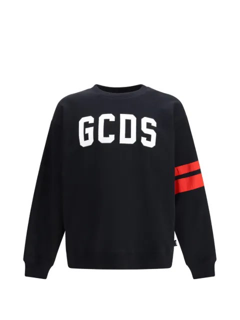 GCDS logo-print sweatshirt Black Z0MLQE142F004