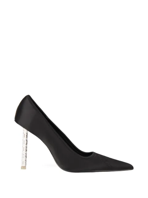 GCDS logo-embroidered pumps Black C1WWQY263M263