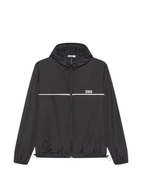GCDS zip-up hooded jacket Black Z0MBQA009T016