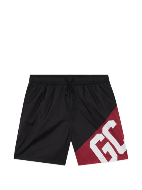 GCDS logo-band swim shorts Black Z0MLQS254T016