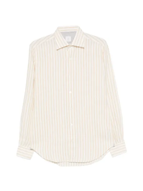 Eleventy striped-pattern shirt Neutrals M75CAMK01TES0M164102