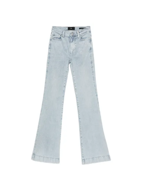 7 For All Mankind Dojo sparkling flared jeans Blue 7U300C12
