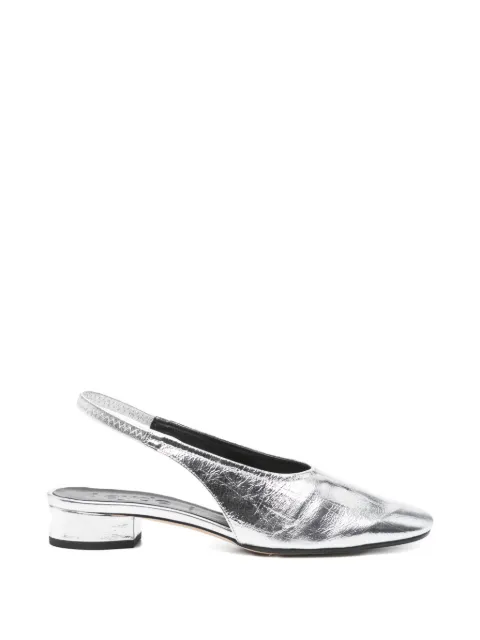 Aeyde Dua slingback pumps Silver DUA