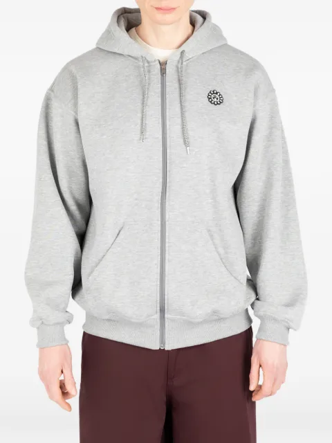 Société Anonyme drawstring zip hoodie Grey OHOODIESA3U98CNPY70