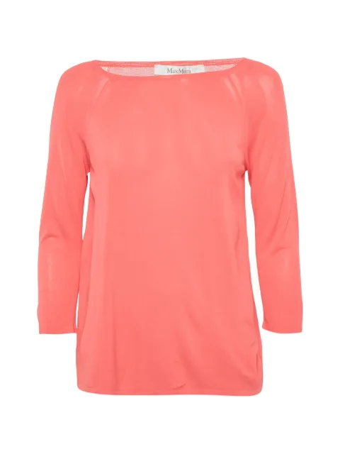 Max Mara boat-neck sweater Pink 1251573