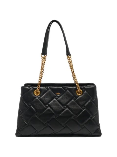 DKNY Quilted chain tote bag Black 1246367