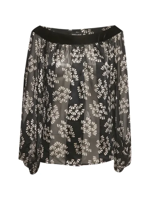 Armani Vintage printed blouse Black 1255790
