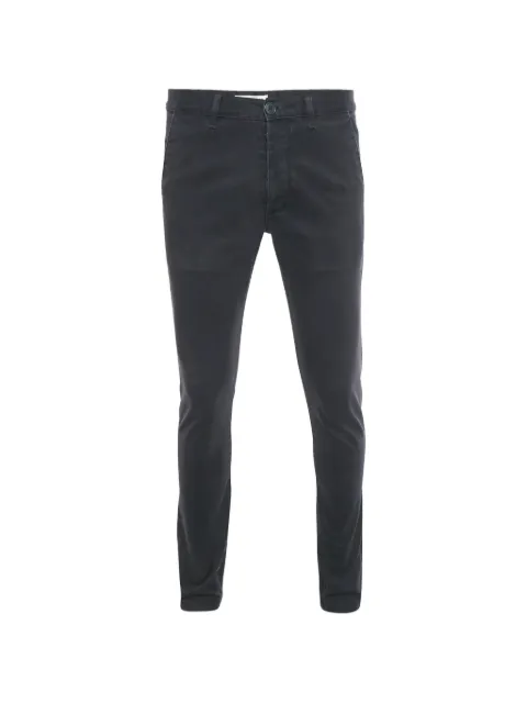 Saint Laurent Pre-Owned belt-loops trousers Blue 1249301