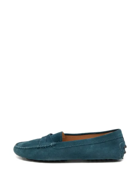 Tod's Vintage suede loafers Blue 1246472