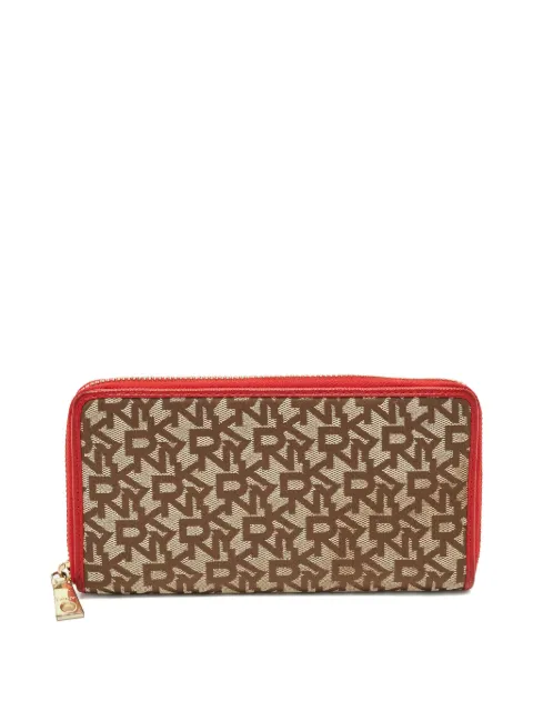 DKNY Vintage monogram wallet Brown 1248144