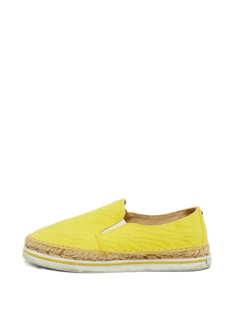 Jimmy Choo Pre-Owned Dawn slip-on sneakers Yellow 1246689