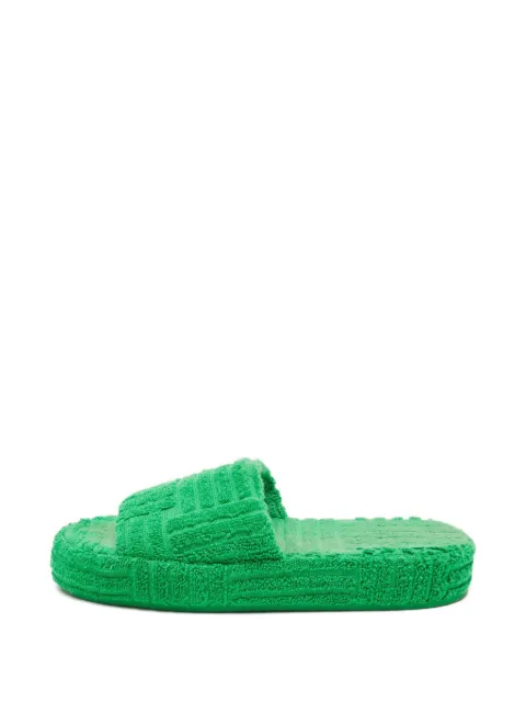 Bottega Veneta Pre-Owned textured sandals Green 1244840