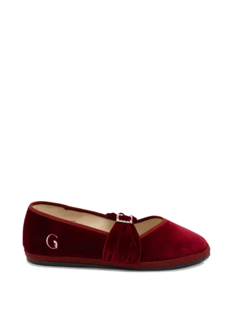 Gondolina Fenice bow-style ballet flats Red GPL11
