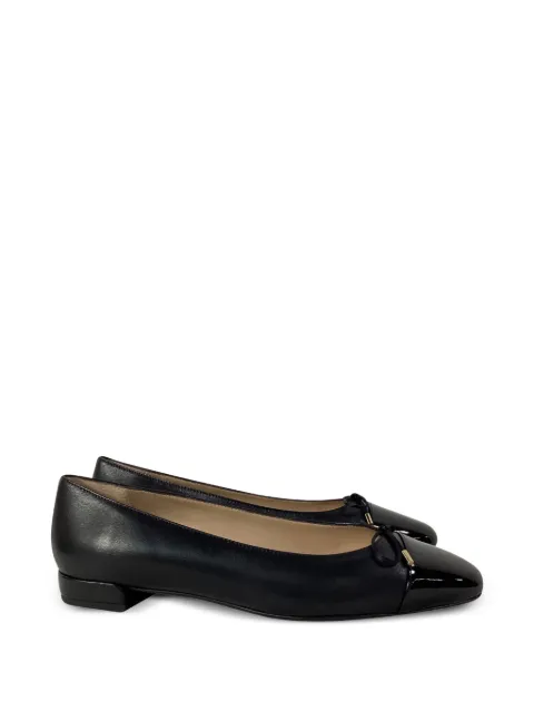 Stuart Weitzman bow-detail flat pumps Black NAPPUUSSH491336W