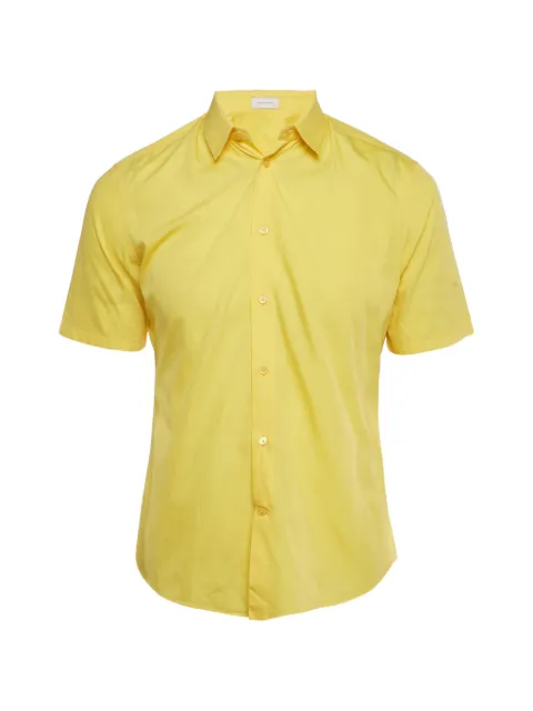 Balenciaga Pre-Owned cotton collar shirt Yellow 1249827