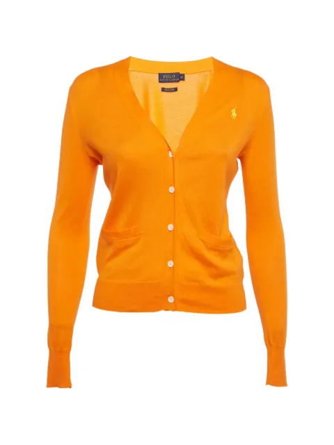 Polo Ralph Lauren Vintage logo-embroidered cardigan Orange 1239836