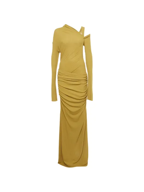 CHATS BY C.DAM ruched midi dress Neutrals 1244351