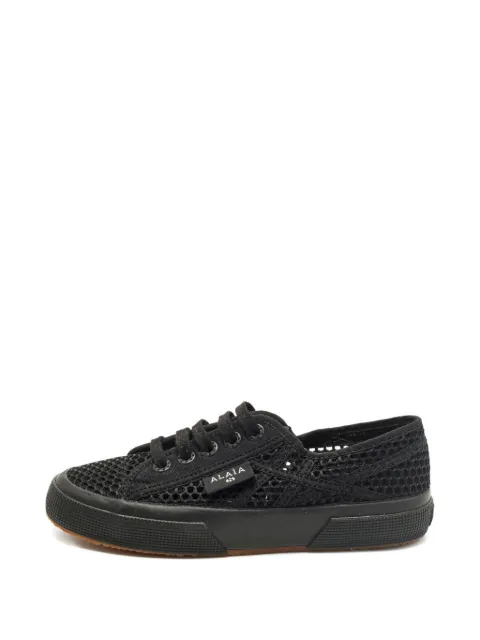 Alaïa Pre-Owned x Superga lace-up sneakers Black 1255371