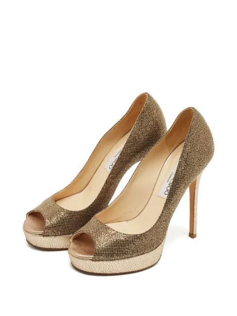Jimmy Choo Pre-Owned Dahlia pumps Gold 1244602