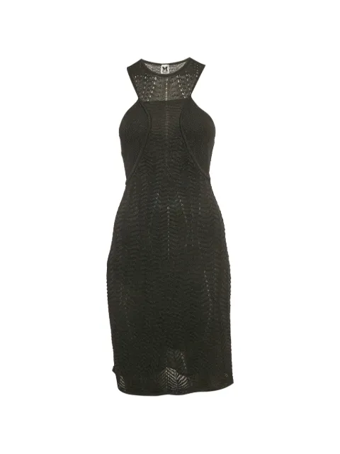 Missoni Pre-Owned halterneck sleeveless mini dress Black 1253792