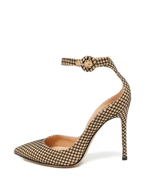 Gianvito Rossi ankle-strap heeled pumps Neutrals 1246575