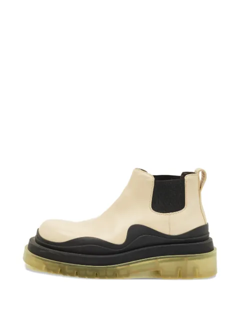 Bottega Veneta Pre-Owned leather panel boots Neutrals 1255018