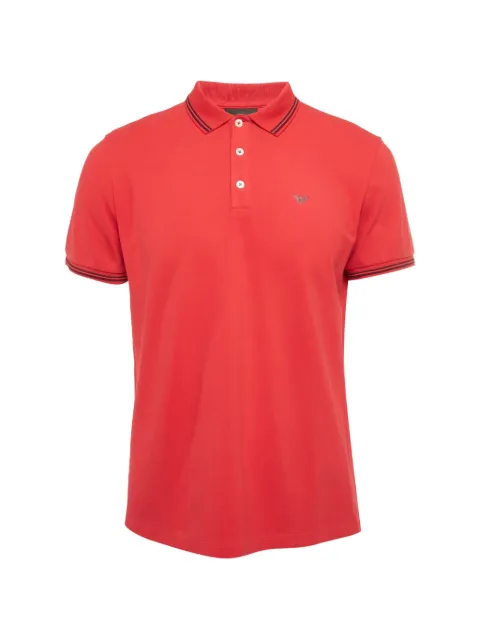 Emporio Armani Pre-Owned logo-detail polo shirt Red 1255348