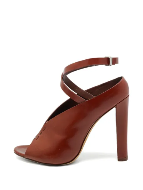 Alexander Wang ankle-wrap leather pumps Brown 1248157