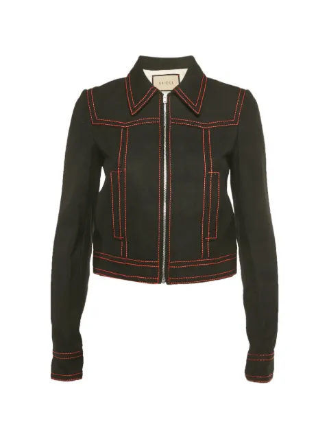 Gucci Pre-Owned Hollywood Babylon zip jacket Black 1255860